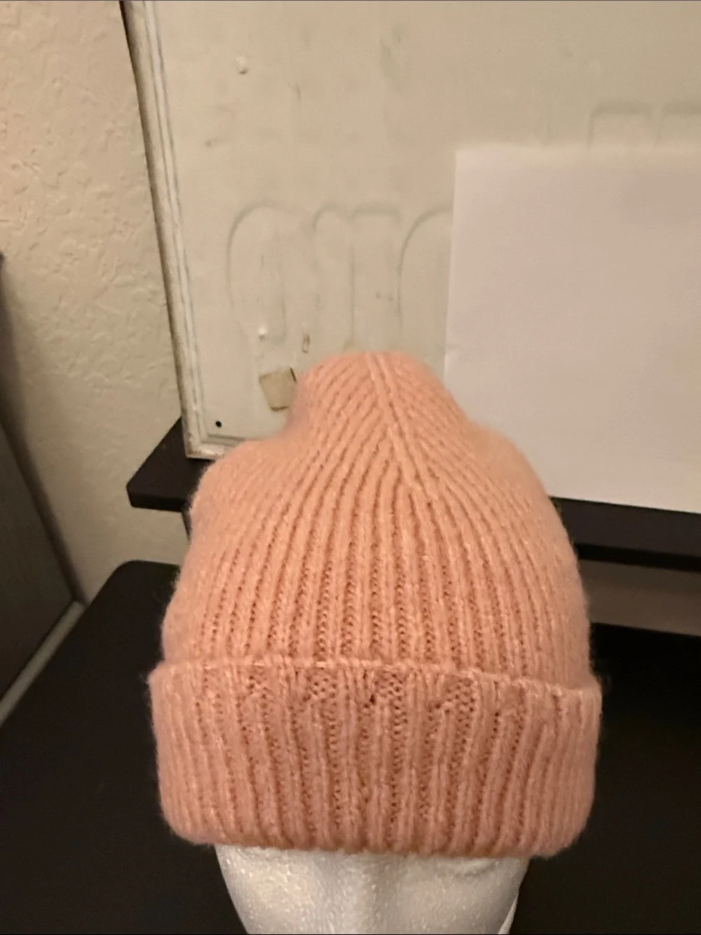 a new day Blush Ribbed Knit Beanie